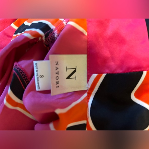 NWT Natori Women's Nightgown & Robe Set Floral Abstract Print Gown (M) Robe (S) - Picture 7 of 9